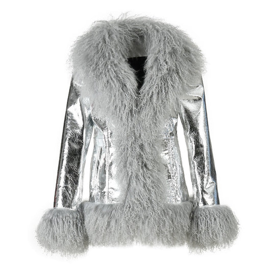 Abrigo AFGANO silver