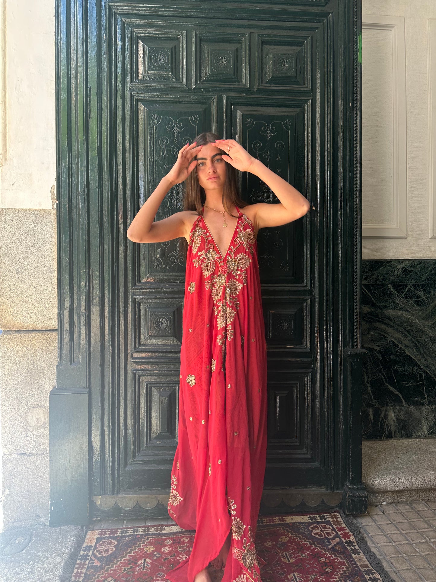 Vestido joya rojo