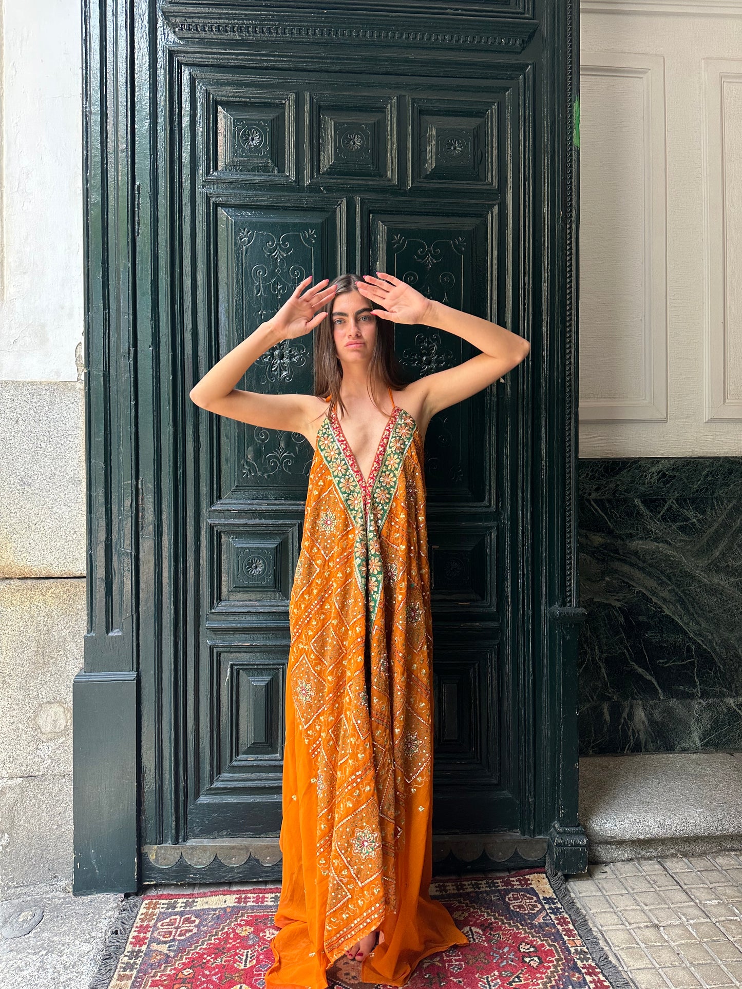 Vestido Formentera naranja