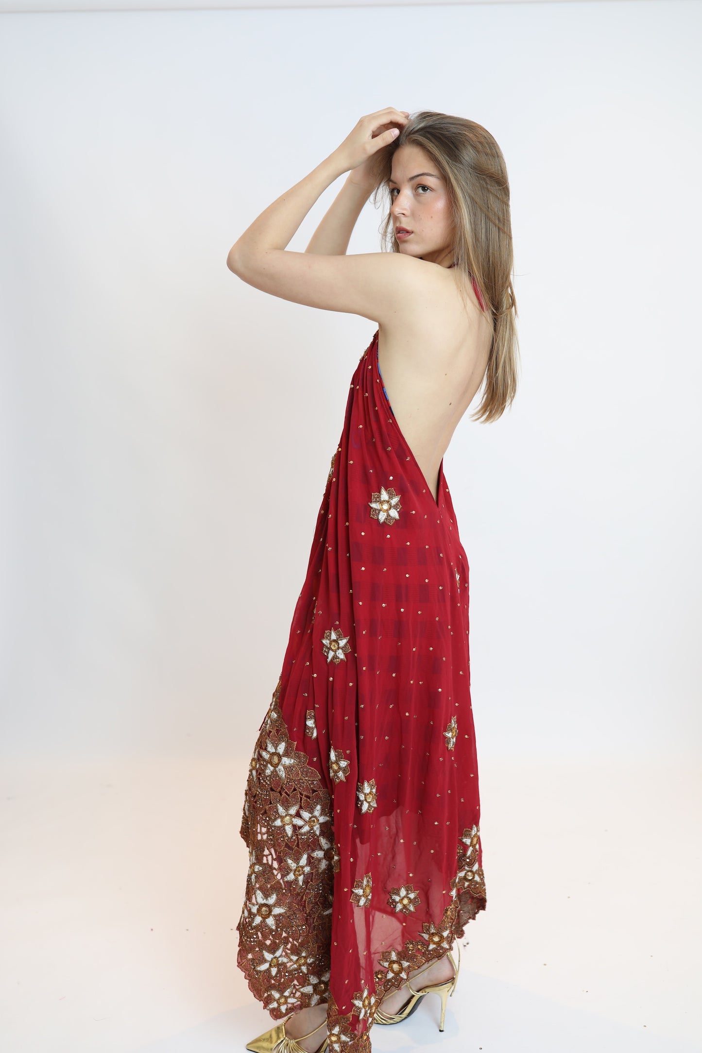 Vestido joya rojo 198
