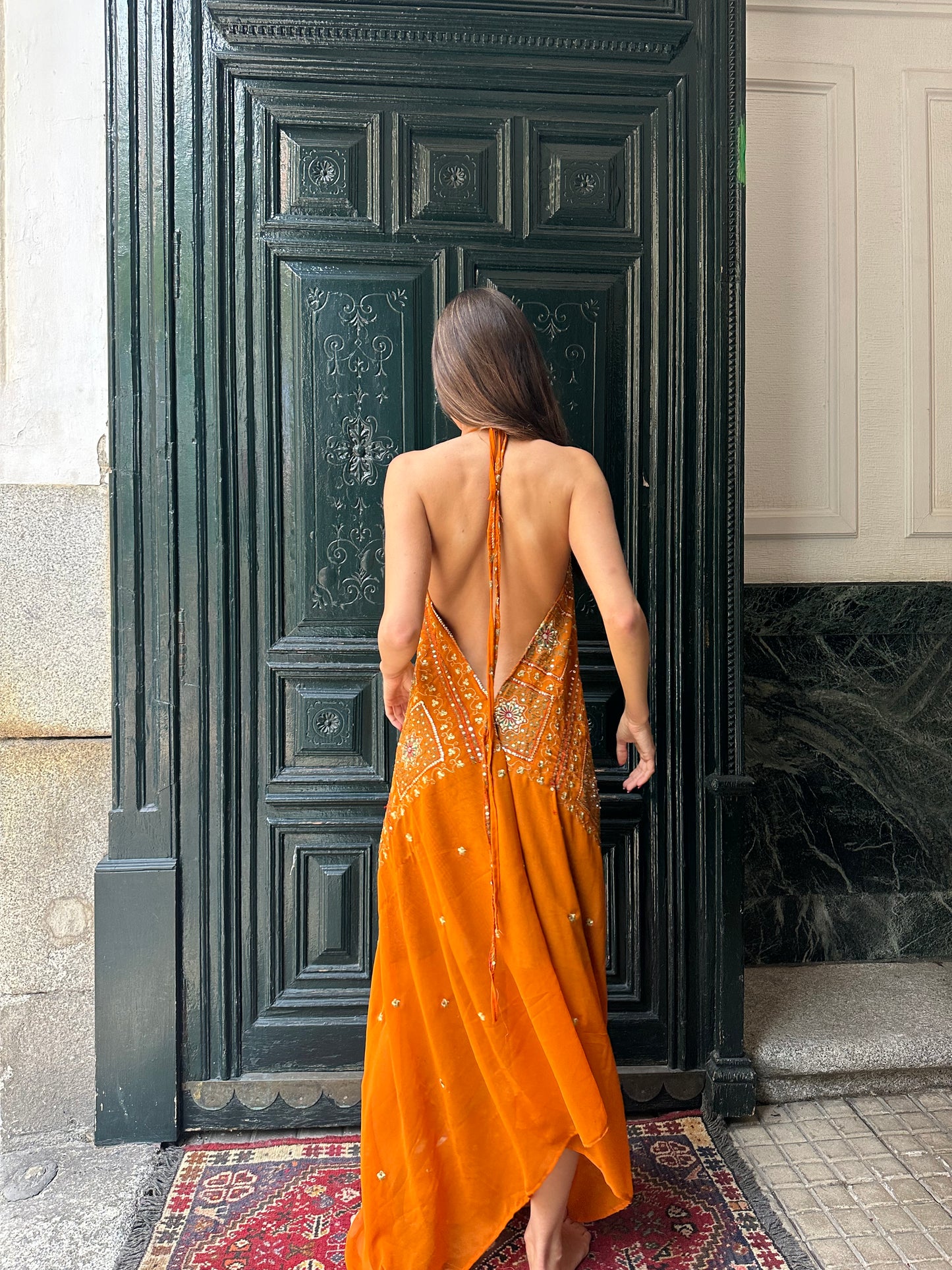 Vestido Formentera naranja