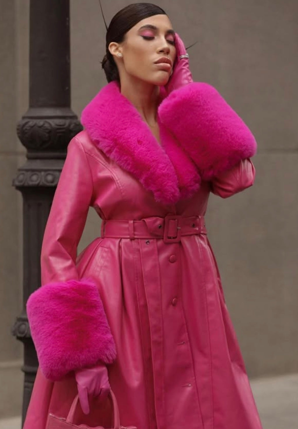 Fuchsia regular star coat