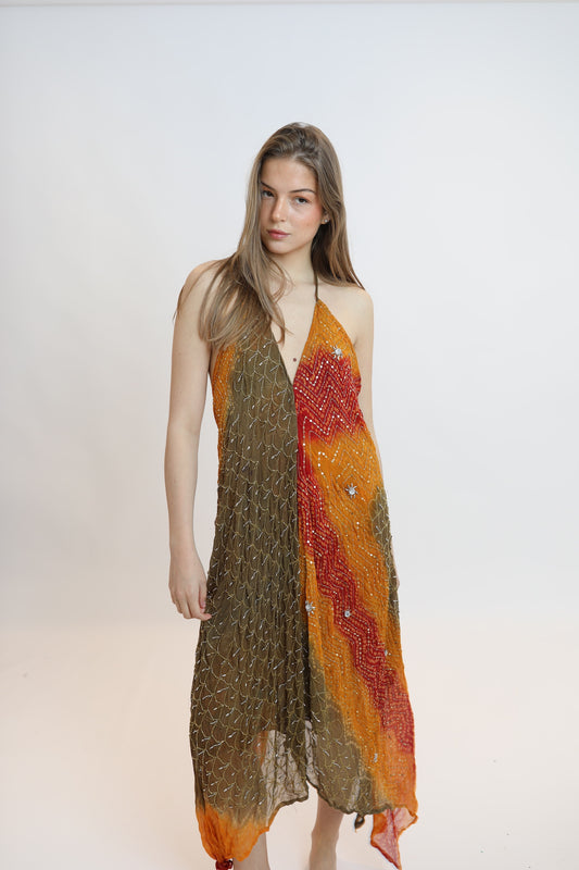 Vestido joya multicolor 160
