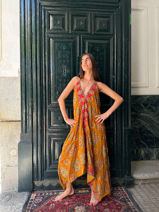 Vestido joya naranja