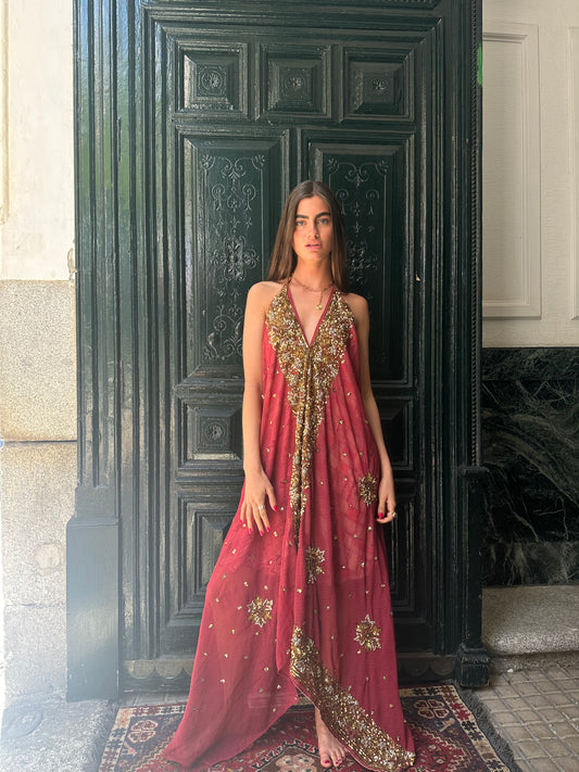 Vestido joya rojo