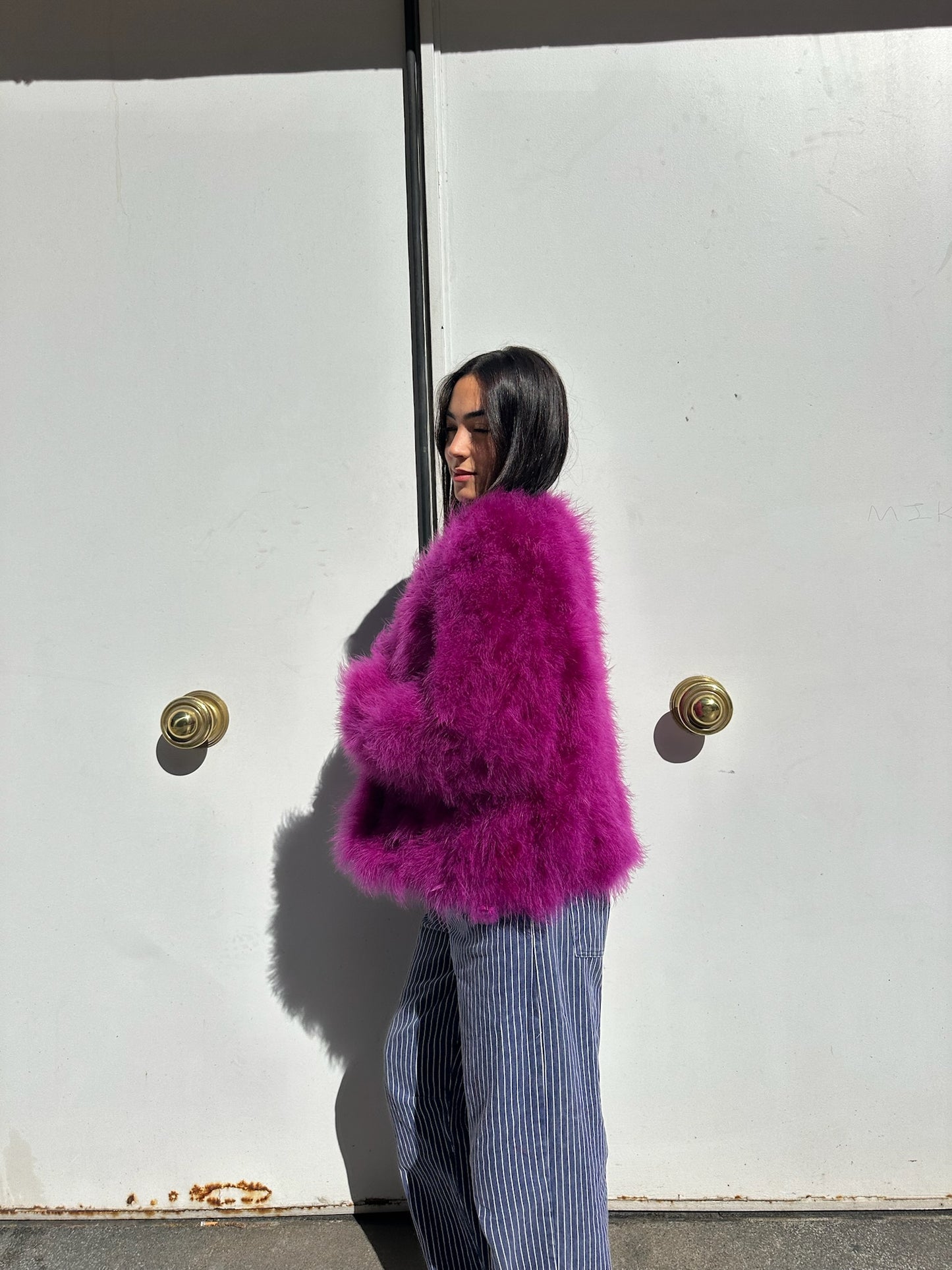 Purple Dragonfly Coat