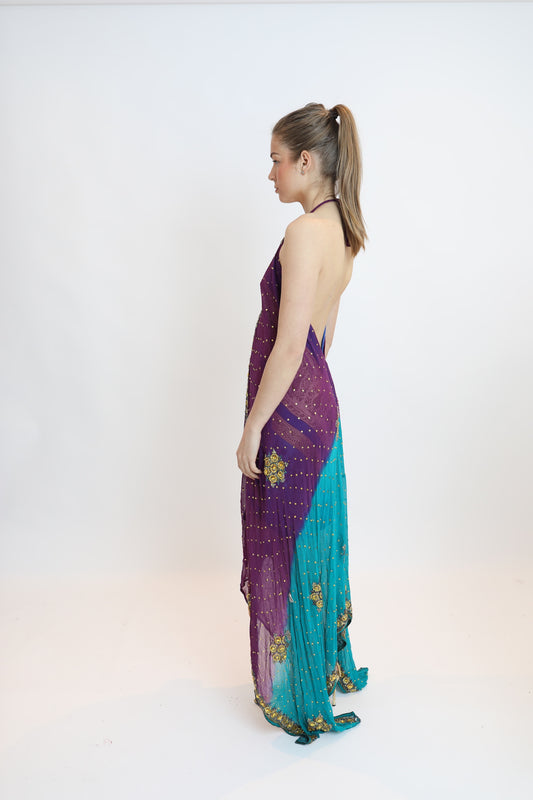 Vestido joya multicolor 064