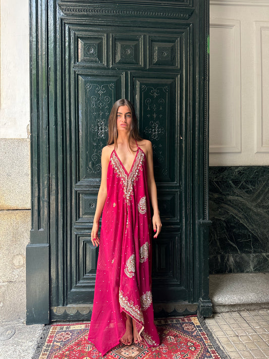 Vestido amante rosa