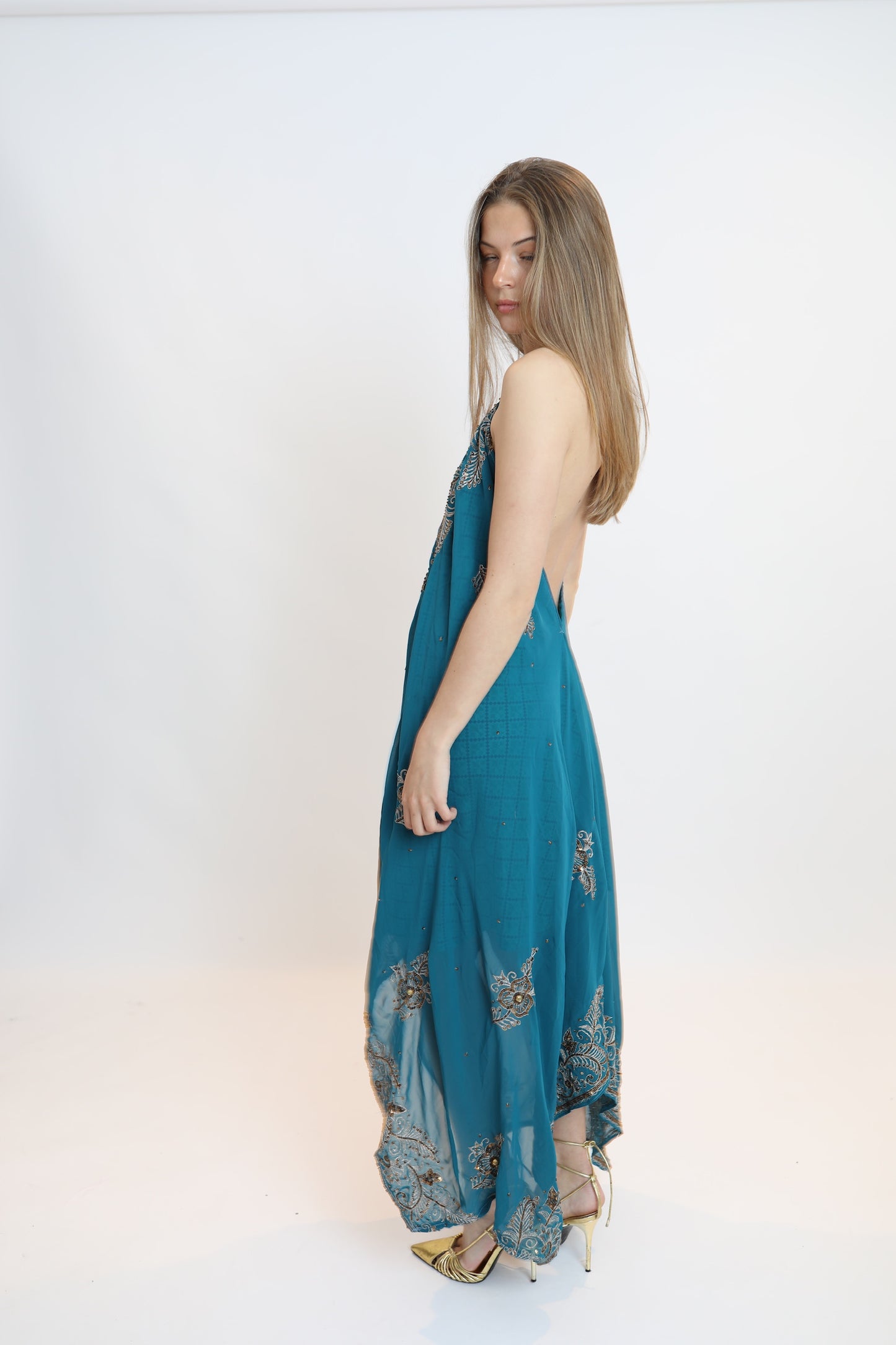 Vestido joya azul 234