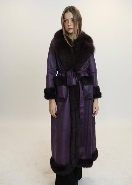 Abrigo BUDAPEST (morado)