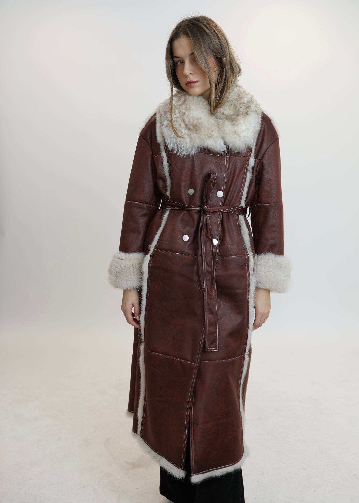 Abrigo TORONTO (granate)