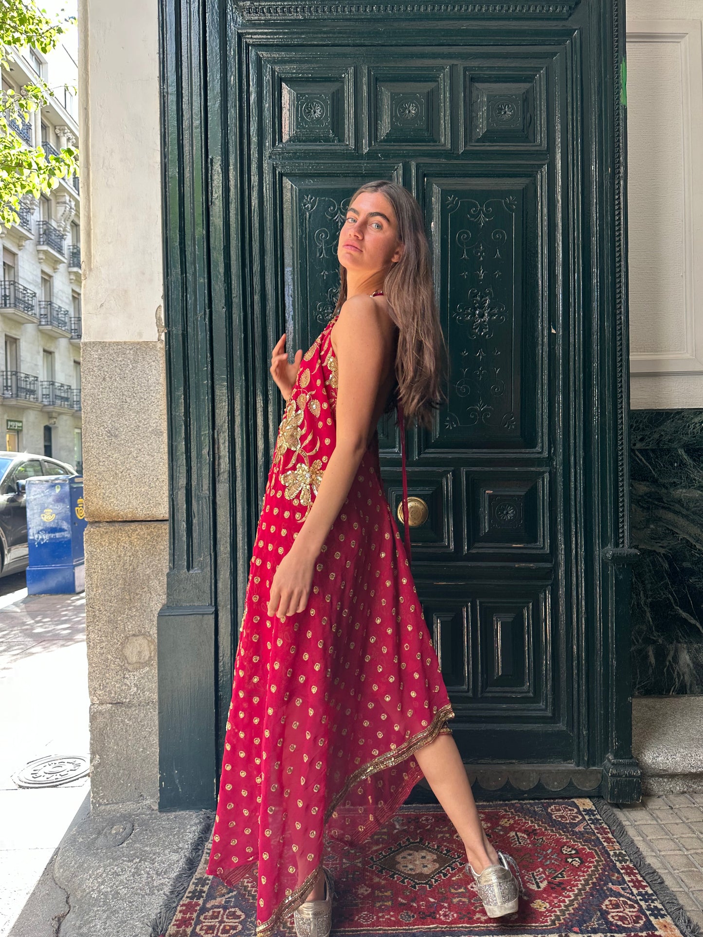 Vestido joya rojo