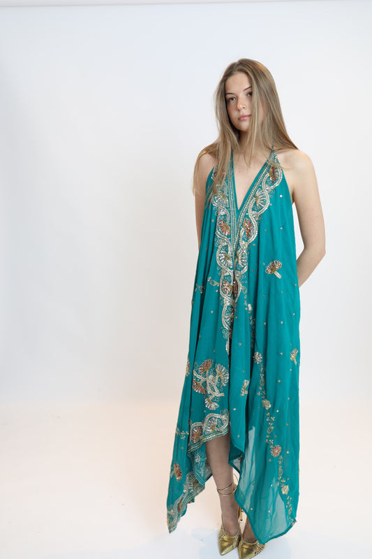 Vestido joya azul 237