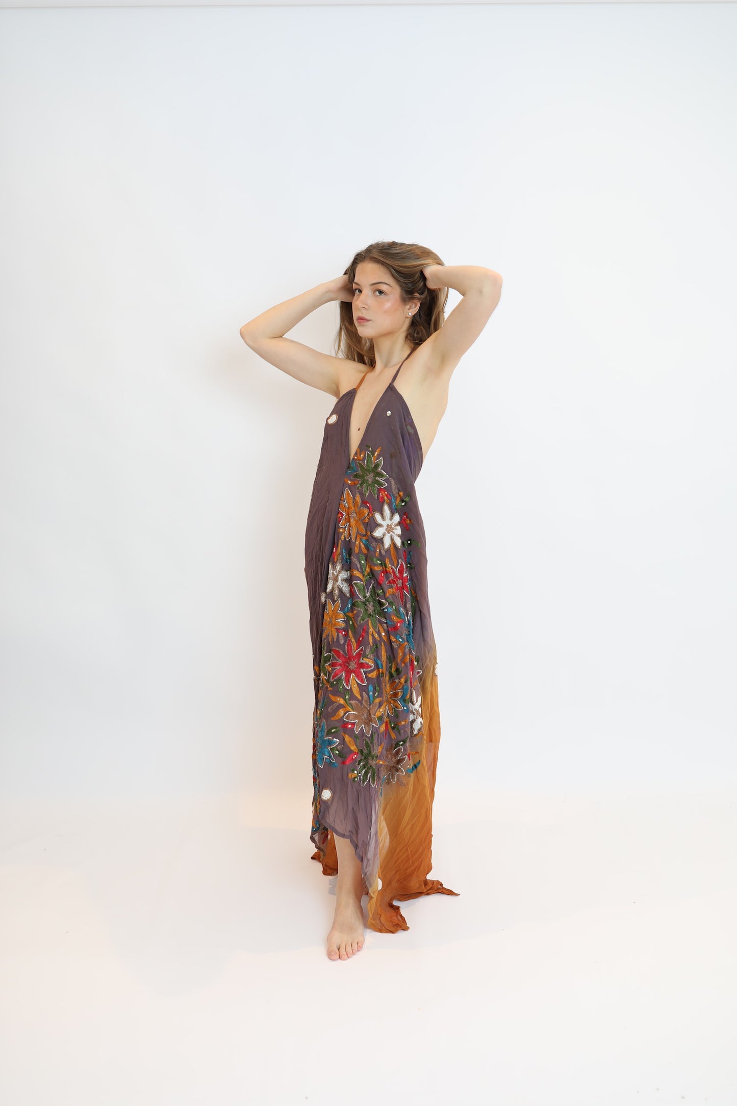 Vestido joya multicolor 163