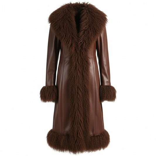 Abrigo Afgano Long (marrón)