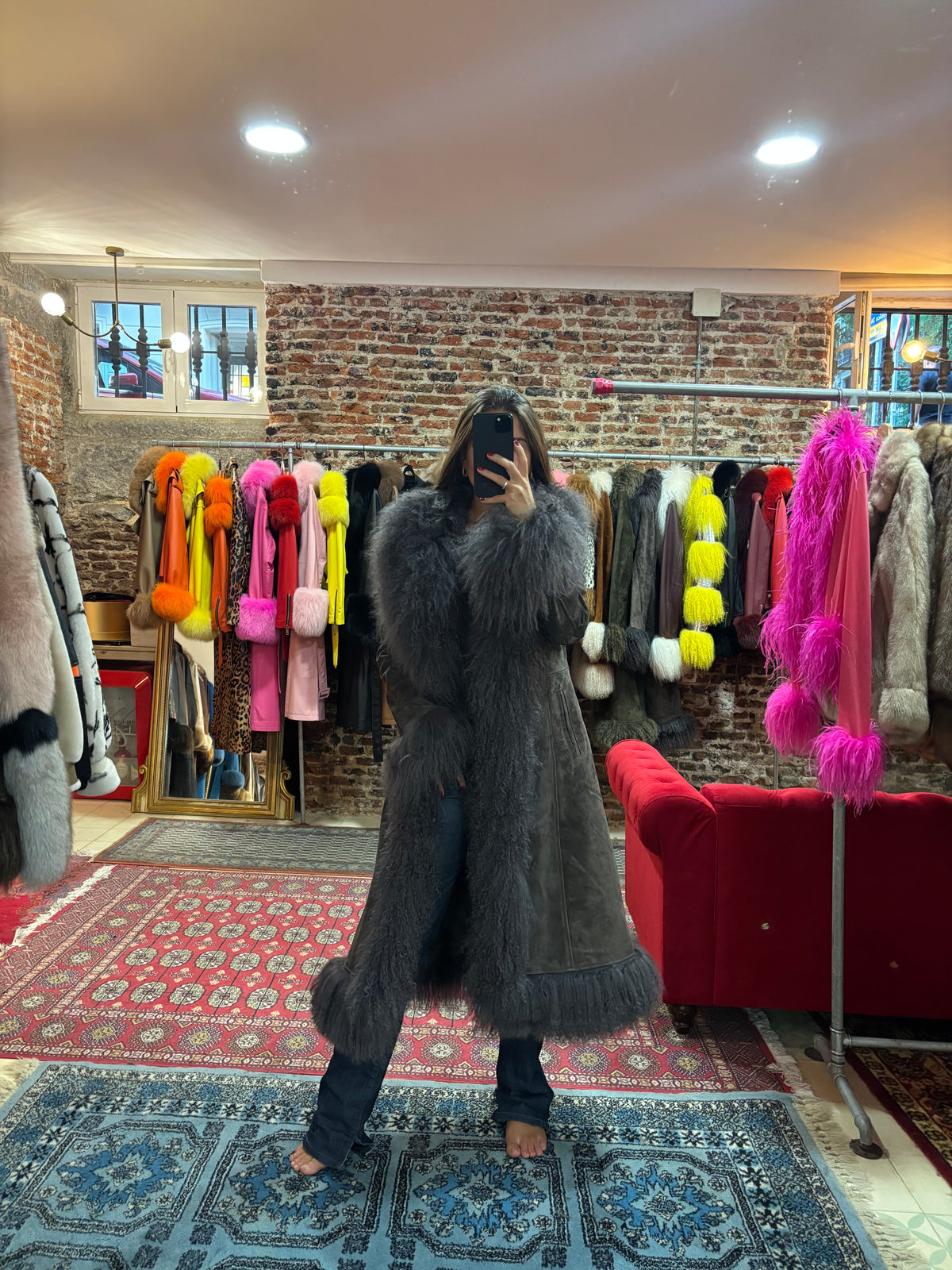 The Long Afghan Suede