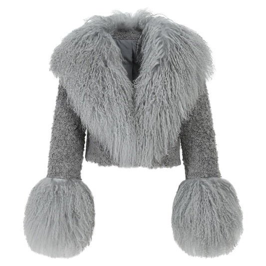 Abrigo TIMELESS lana (gris)