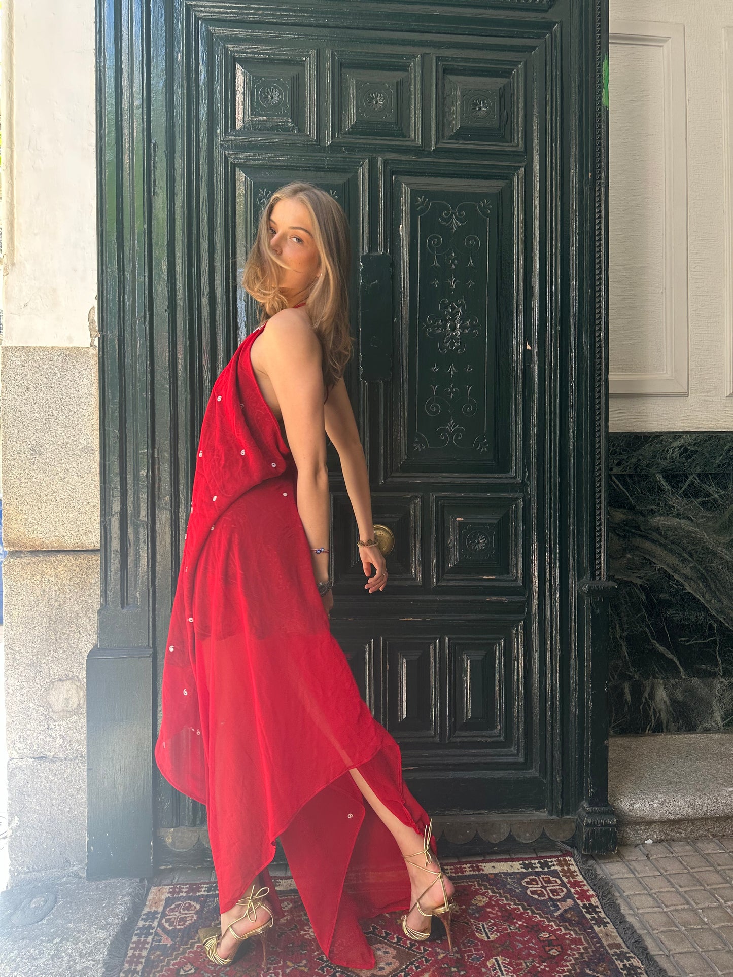 Vestido joya rojo