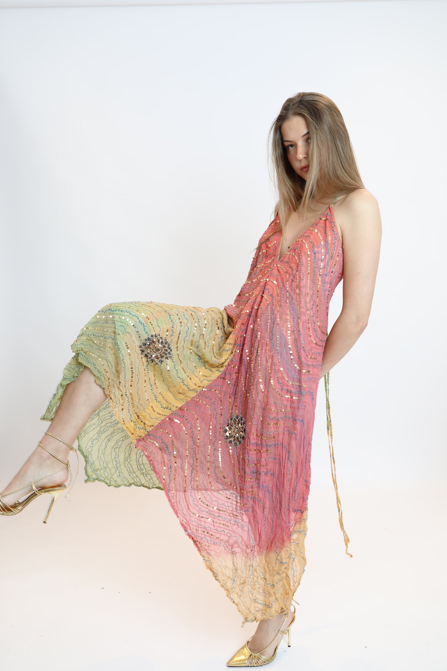Vestido joya rosa 188