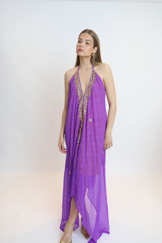 Vestido joya morado 280