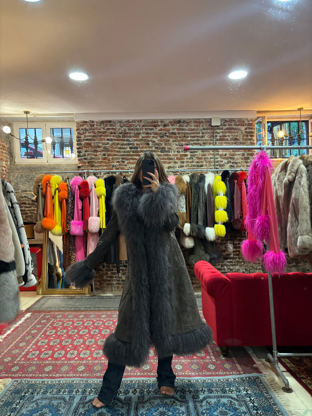 The Long Afghan Suede