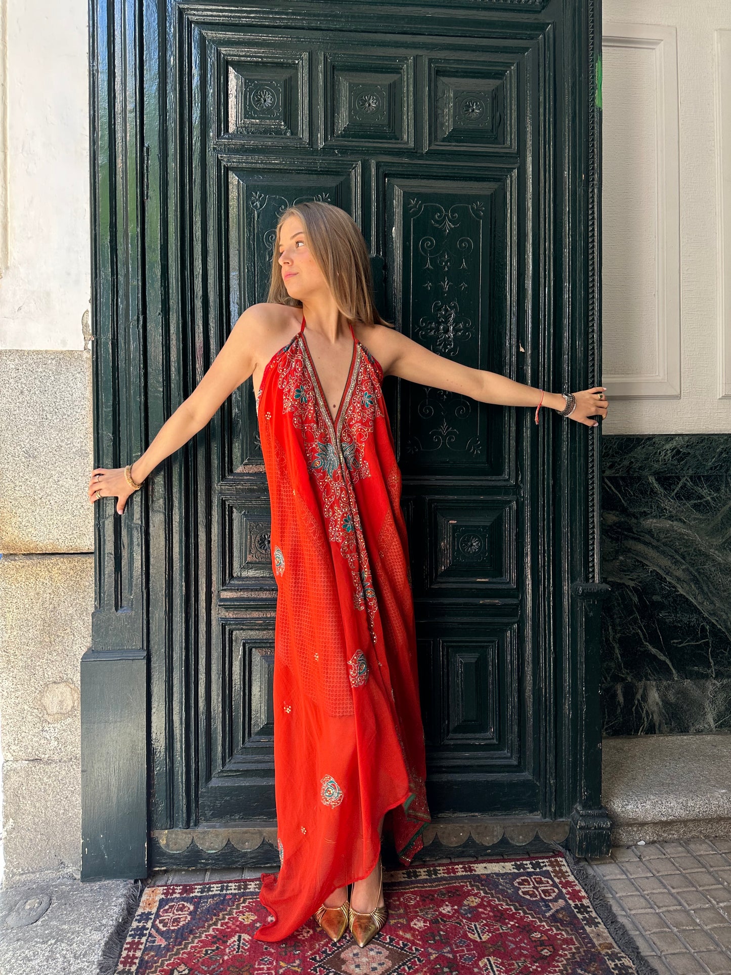 Vestido joya rojo