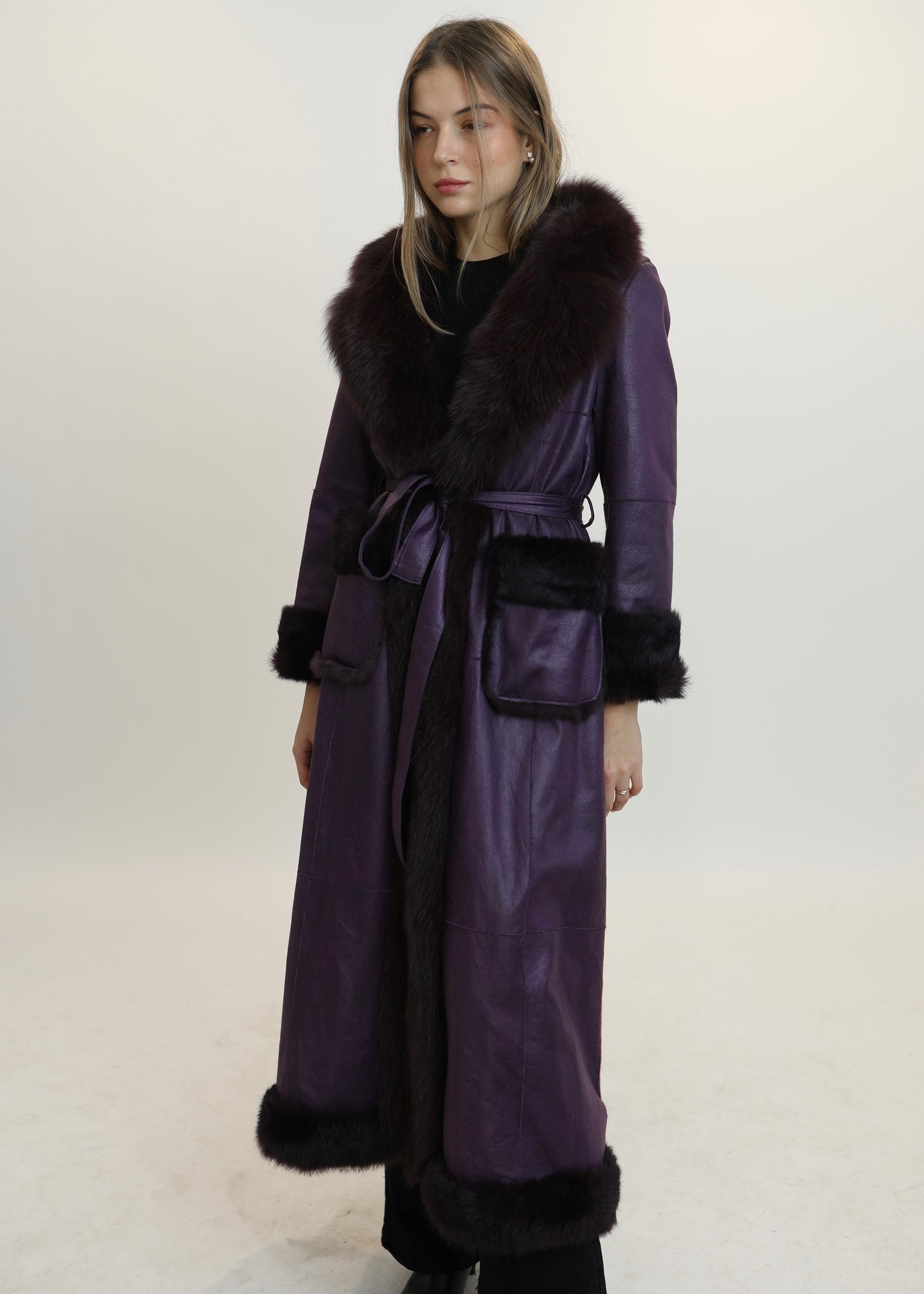 Abrigo BUDAPEST (morado)