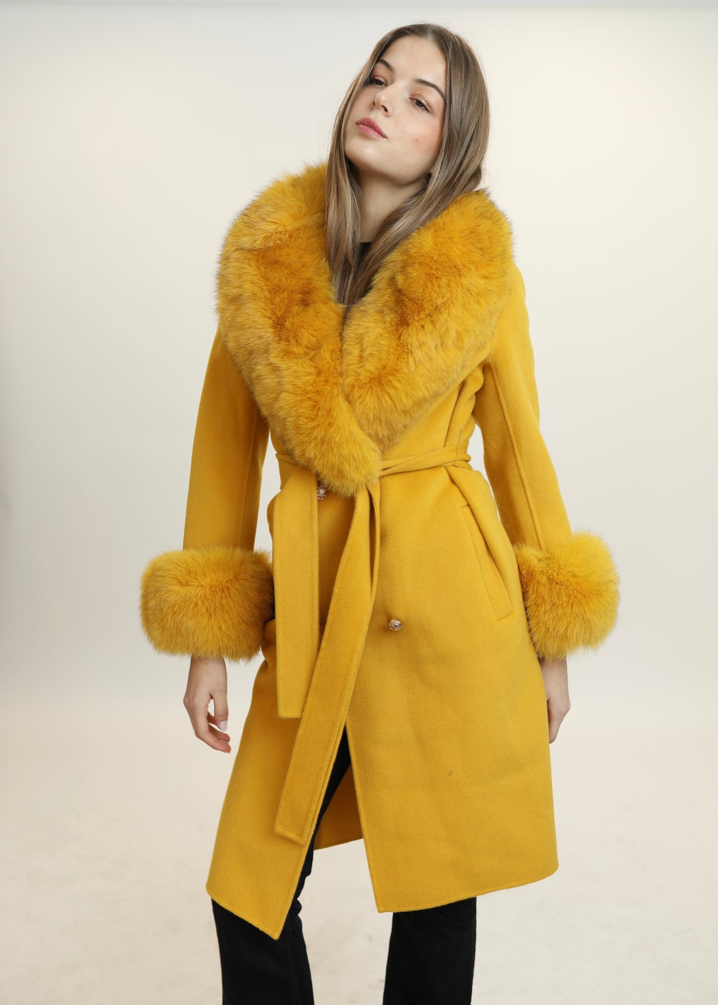 Abrigo ROMA (mostaza)