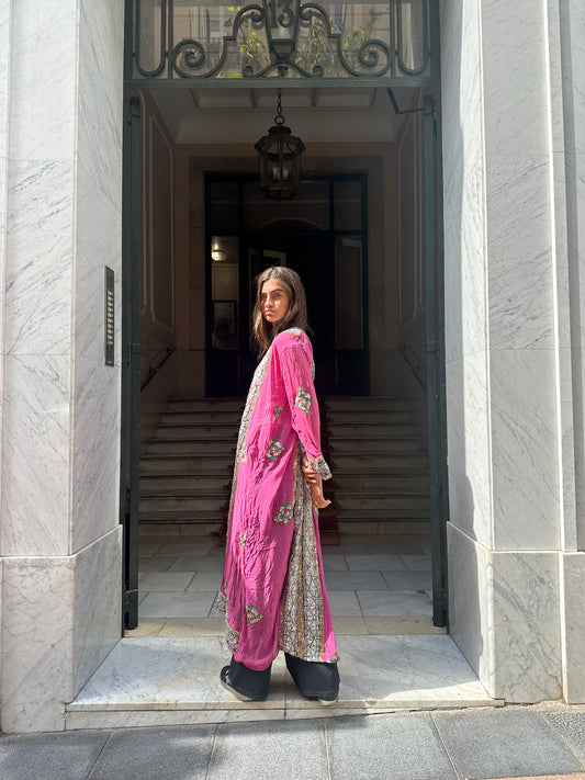 Pink Jewel Caftan