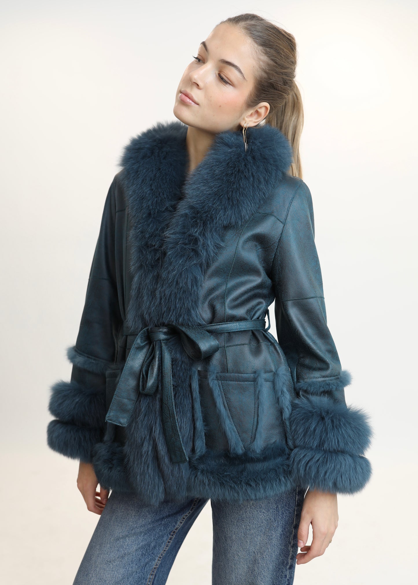 Abrigo  BABY BUDAPEST (azul)