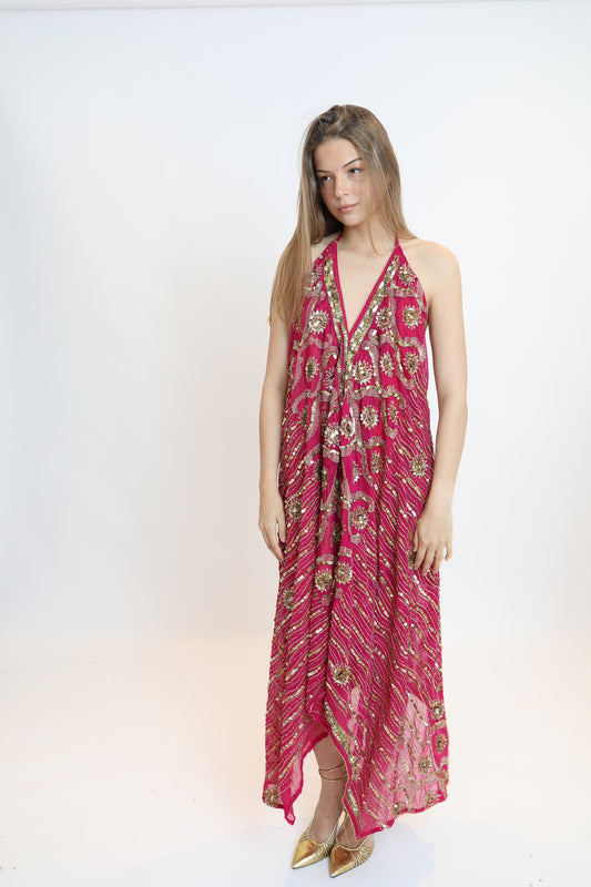 Vestido joya rosa 210