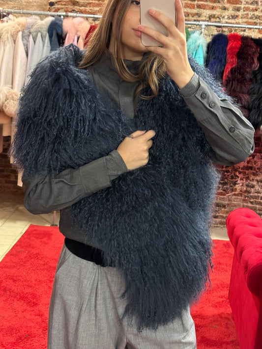 Estola salvaje (azul)