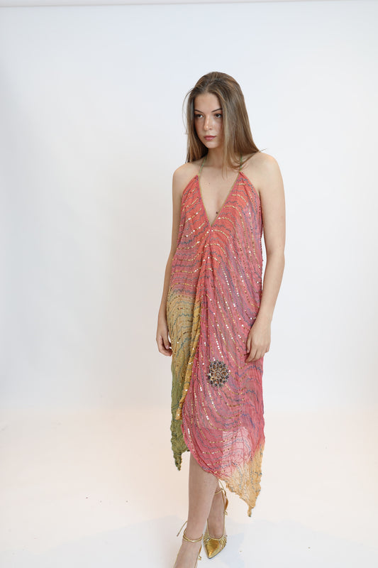 Vestido joya rosa 188