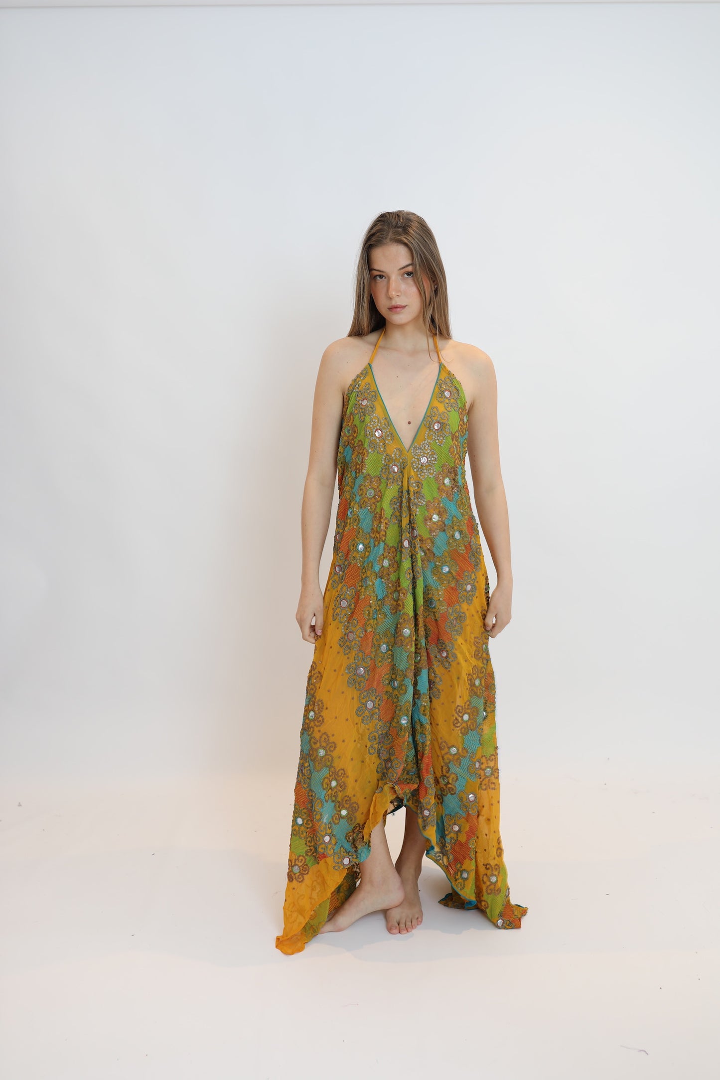 Vestido joya multicolor 129