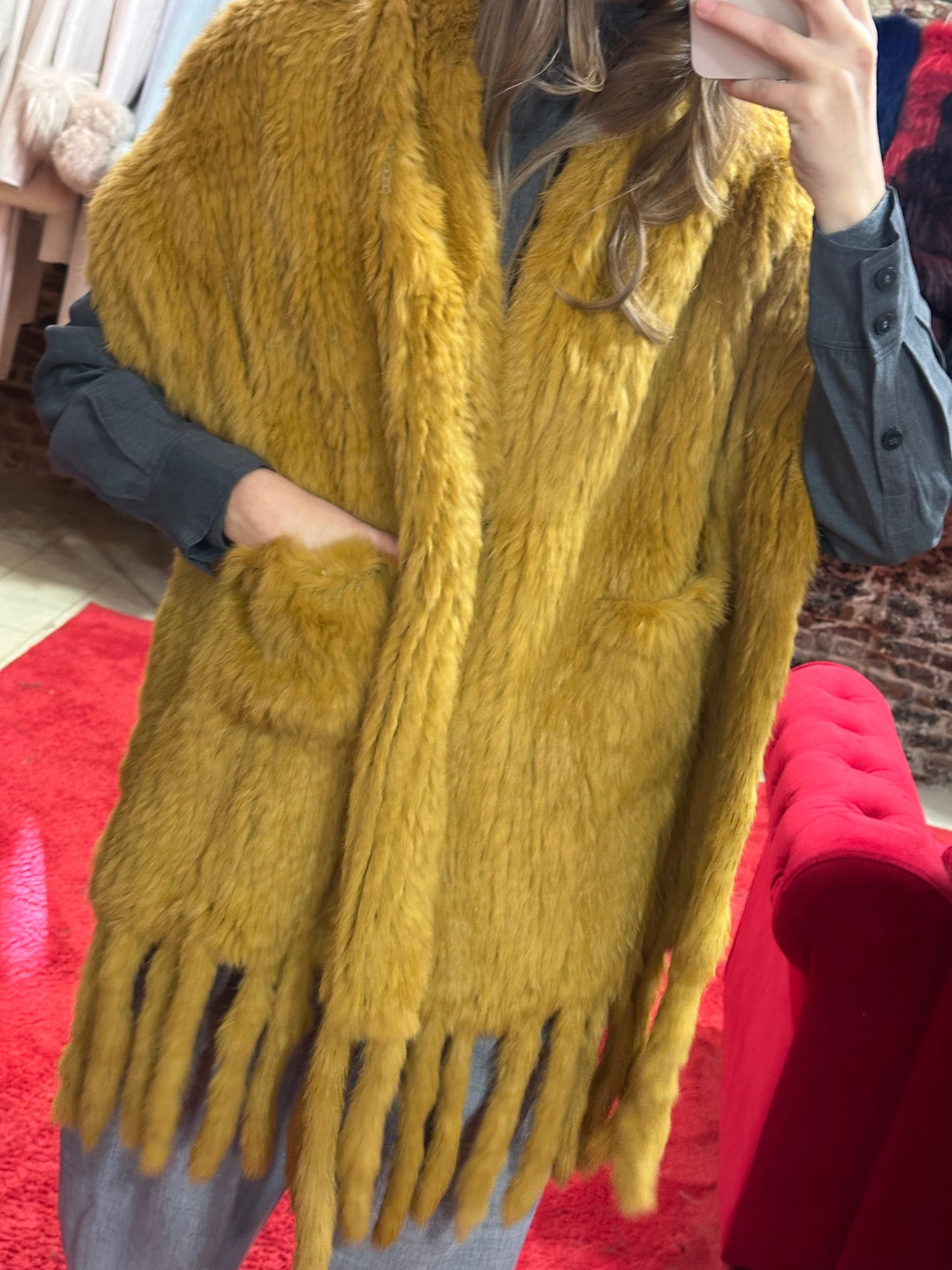 Estola conejo (mostaza)