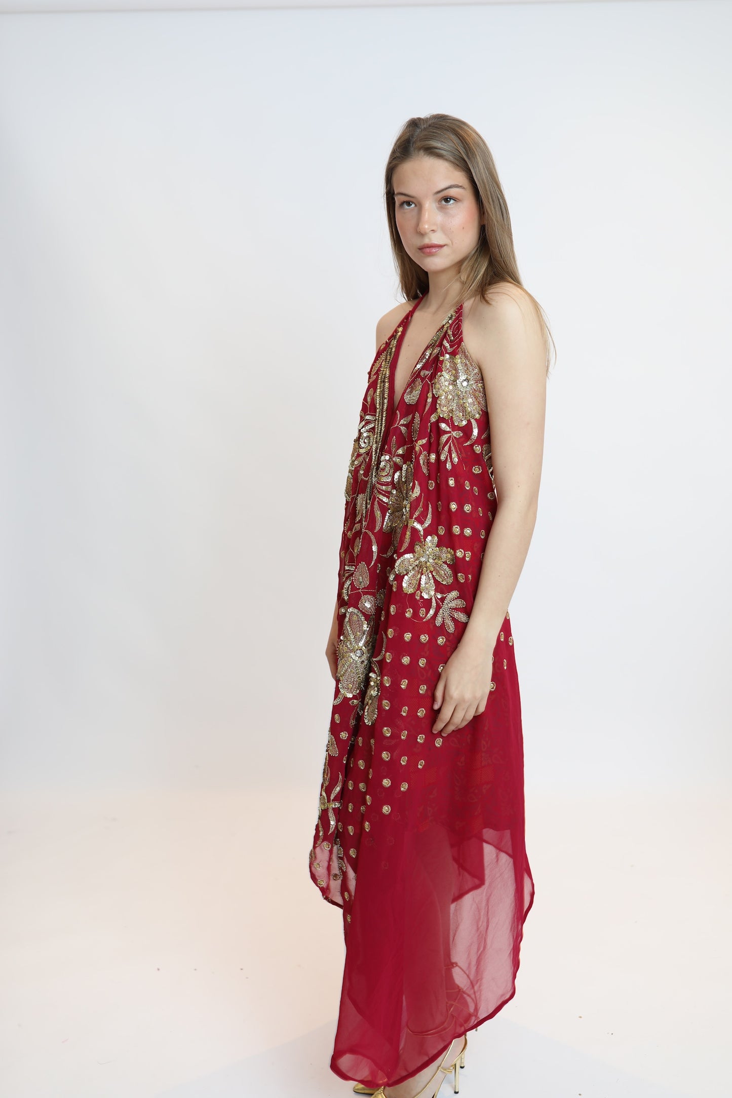 Vestido joya rojo 197
