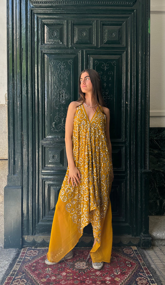 Orange Jewel Dress