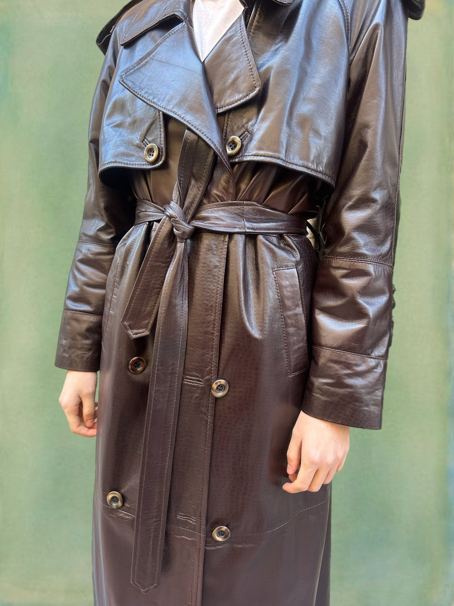 Gabardina Cris marrón