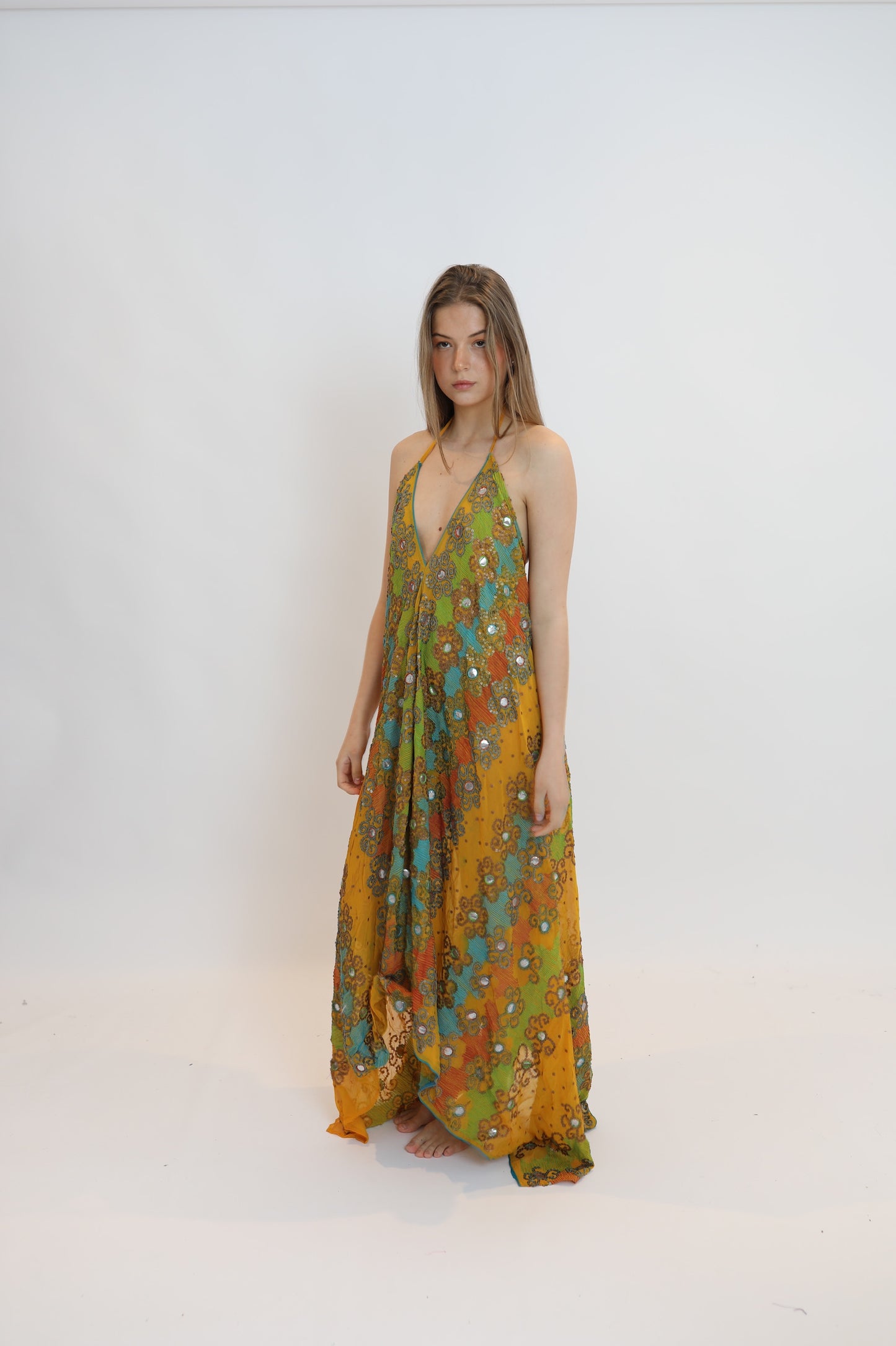 Vestido joya multicolor 129