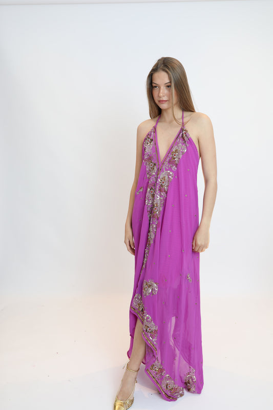 Vestido joya morado 185