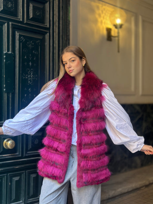 Venice vest (fuchsia)