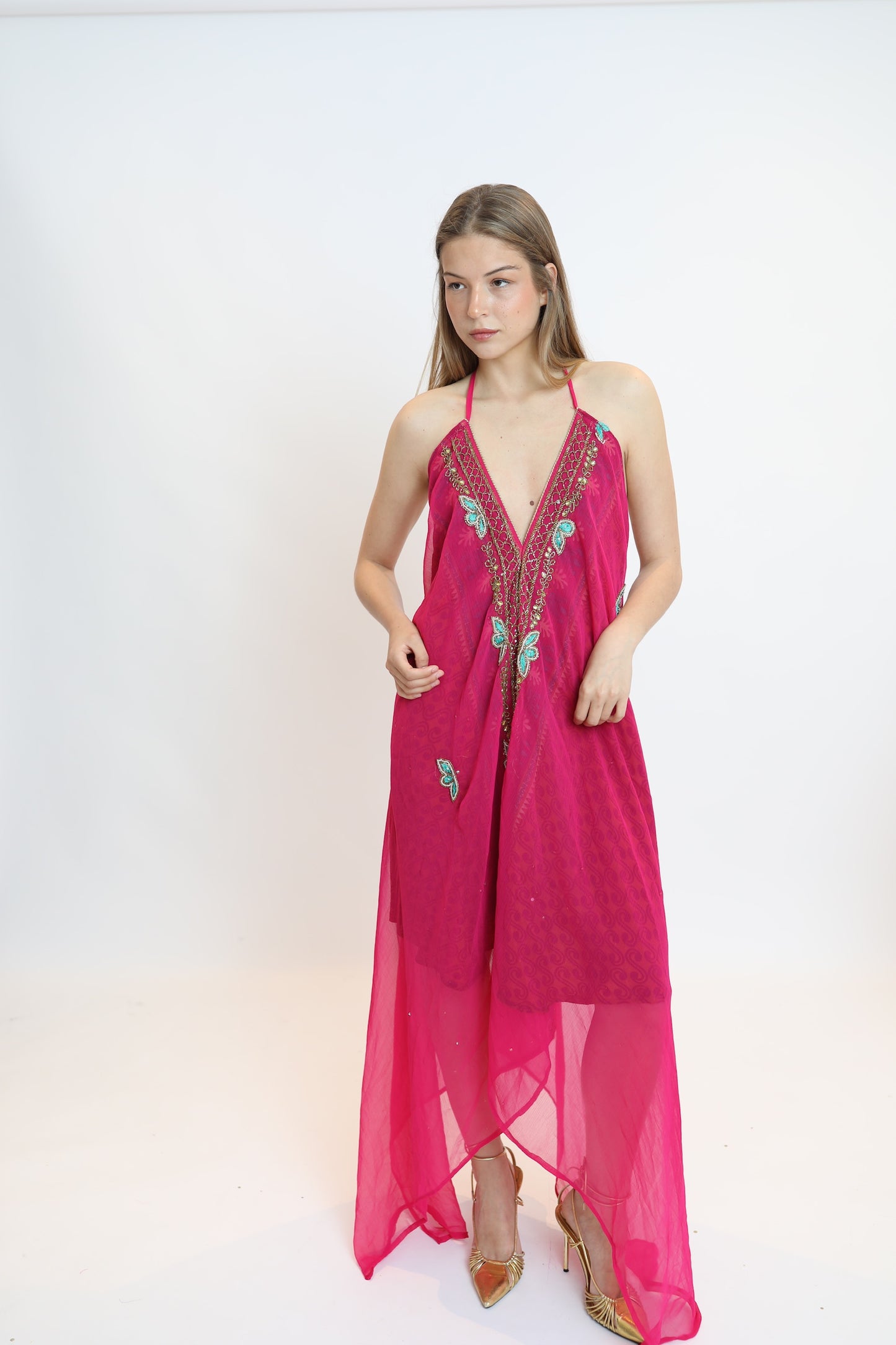 Vestido joya rosa 200