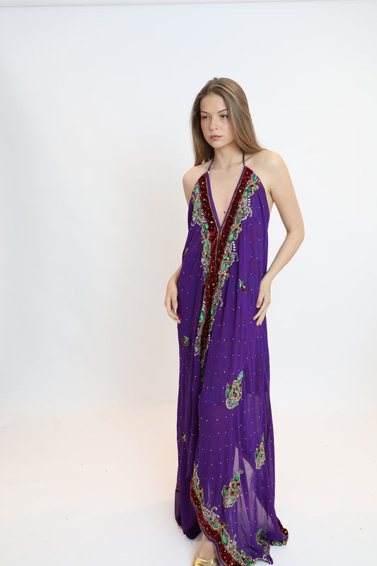 Vestido joya morado 178