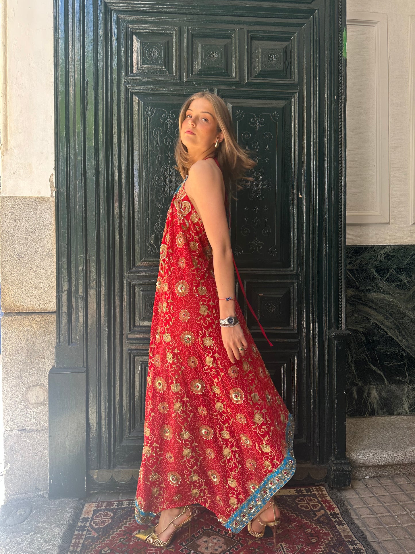 Vestido joya rojo