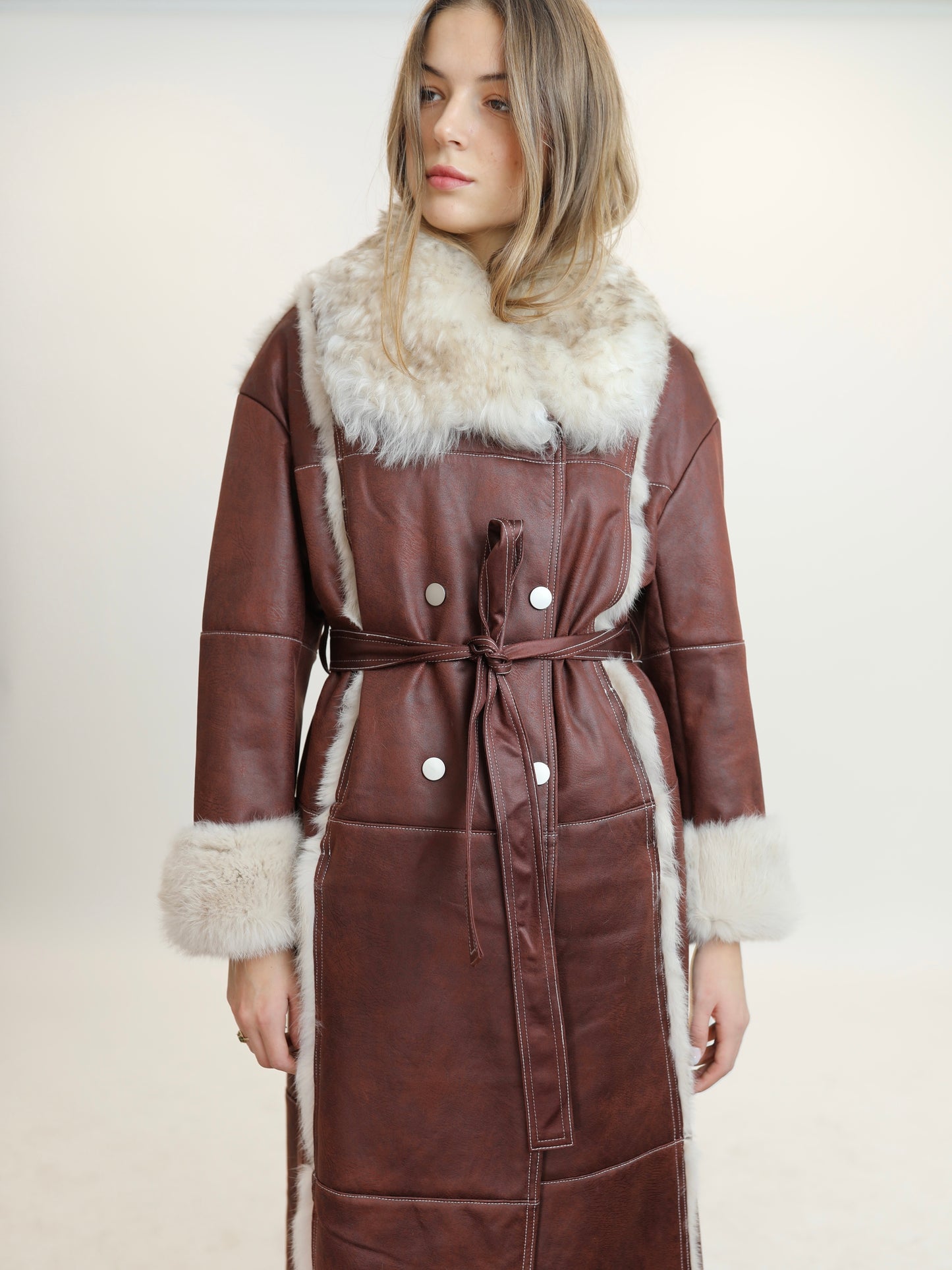 Abrigo TORONTO (granate)