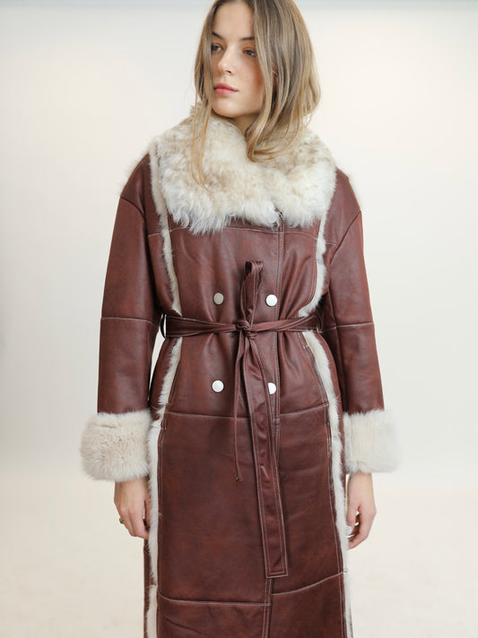 Abrigo TORONTO (granate)