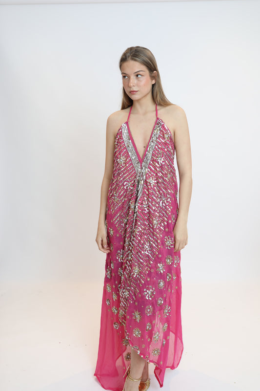 Vestido joya rosa 189