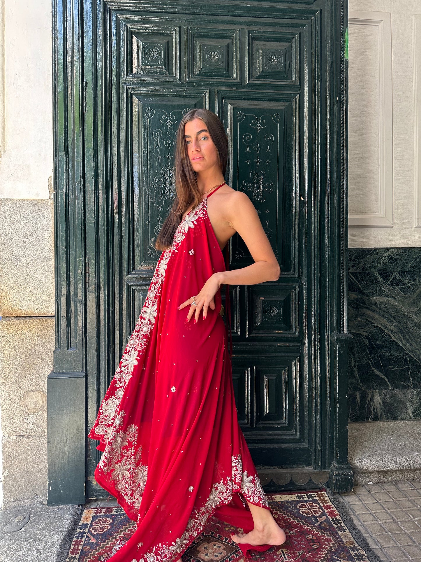 Vestido joya rojo