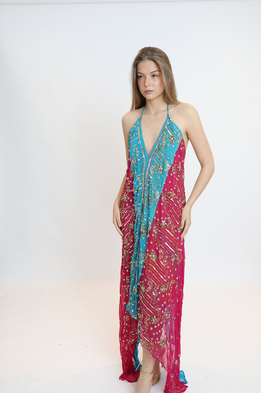 Vestido joya multicolor 187