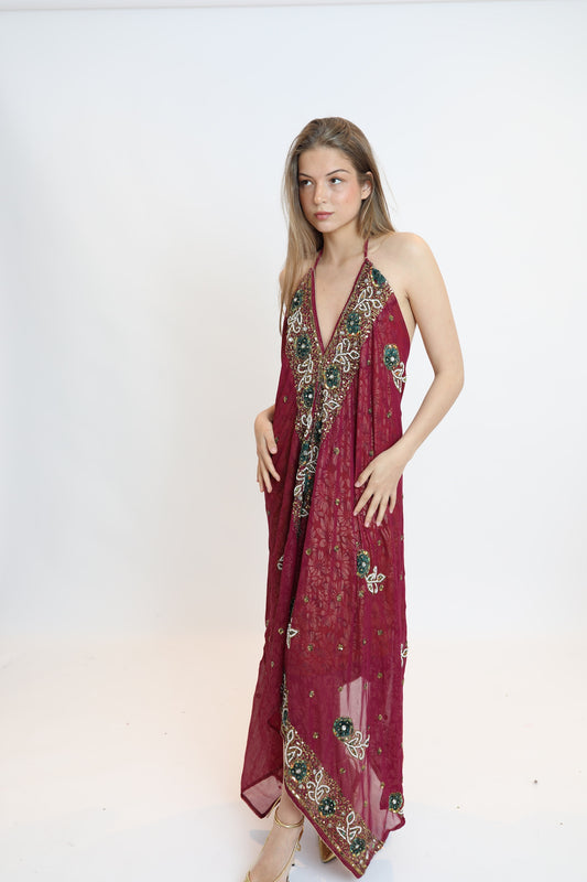 Vestido joya rojo 179